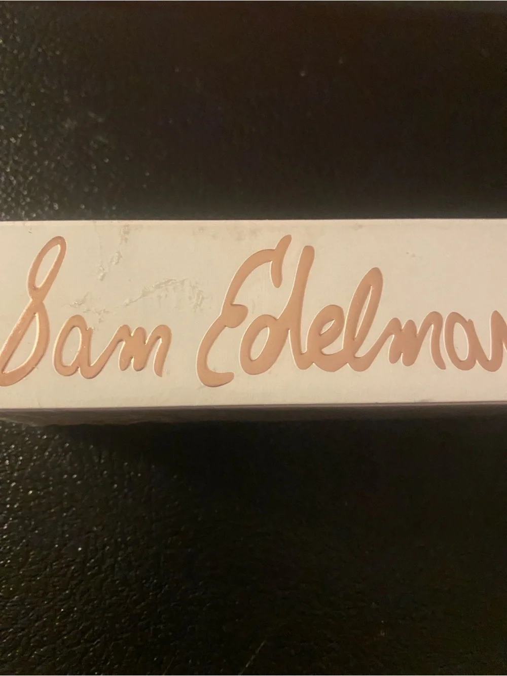Sam Edelman Pink Script Logo on White Box fragrance Duet